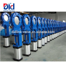 80mm Ppr Pvc Plastic Water Seal Resilient Seated Slide Manual Hydraulic Knife Gate Valve Drilling
